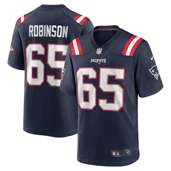 Tyrese Robinson New England Patriots Nike  Game Jersey -  Navy