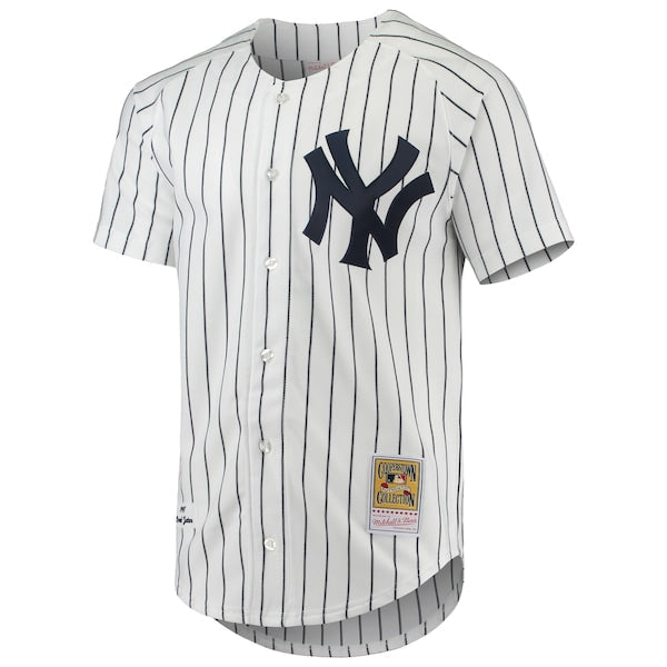 Derek Jeter New York Yankees 1997 Cooperstown Collection Authentic Jersey - White/Gray