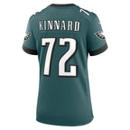 Darian Kinnard Philadelphia Eagles Nike Women's Team Game Jersey - Midnight Green