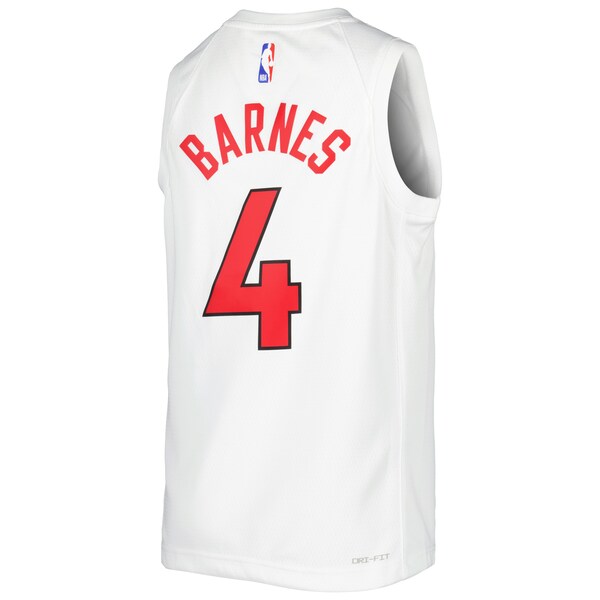 Scottie Barnes Toronto Raptors Nike Youth Swingman Jersey - Association Edition - White/Red