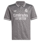 Los Merengues adidas Originals Youth 2024/25 Third Replica Jersey - Charcoal