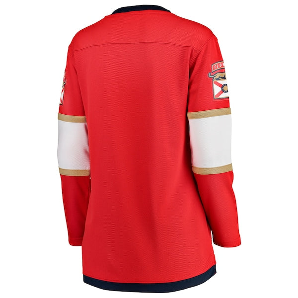 Florida Panthers  Women's 2025 Stanley Cup Final Home Breakaway Jersey - Red