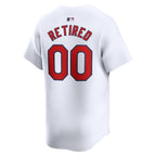 St. Louis Cardinals Nike Home Limited Pick-A-Player Retired Roster Jersey - White