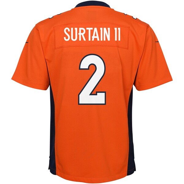 Patrick Surtain II Denver Broncos Nike Youth Game Jersey - Orange