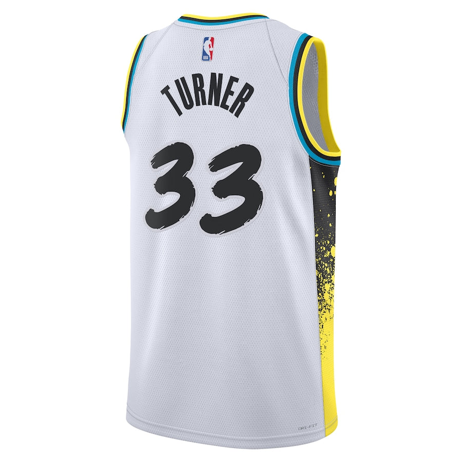 Myles Turner Indiana Pacers Nike City Edition Swingman Jersey 2024 - White
