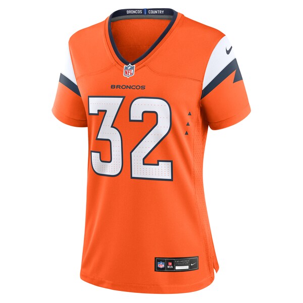 Delarrin Turner-Yell Denver Broncos Nike Women's Team Game Jersey -  Orange