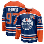 Connor McDavid Edmonton Oilers  2025 Stanley Cup Final Home Breakaway Jersey - Royal