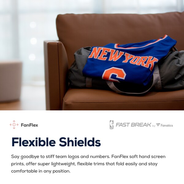 RJ Barrett New York Knicks  Replica Fast Break Jersey Blue - Icon Edition