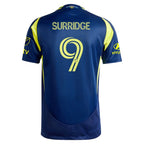 Sam Surridge Nashville SC adidas 2025 The Heart Of Nashville Kit Authentic Player Jersey - Navy