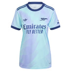 Arsenal adidas Originals Women's 2024/25 Third Replica Jersey - Aqua