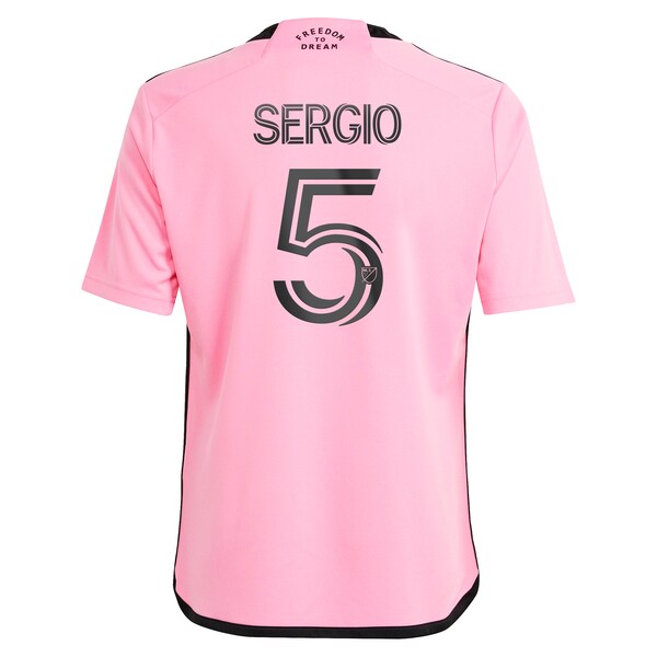 Sergio Busquets Inter Miami CF adidas Youth 2024 2getherness Replica Player Jersey - Pink