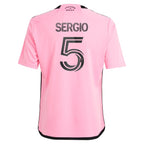 Sergio Busquets Inter Miami CF adidas Youth 2024 2getherness Replica Player Jersey - Pink