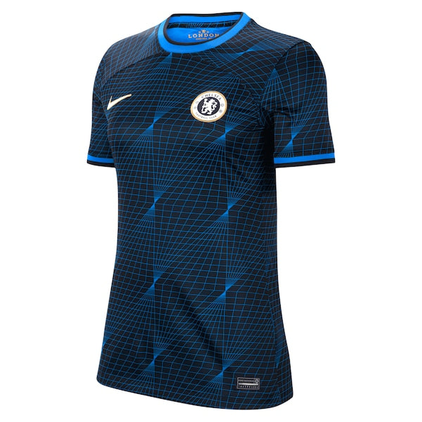 Christopher Nkunku Chelsea Nike Women's 2023/24 Away Stadium Replica Player Jersey - Navy/Blue