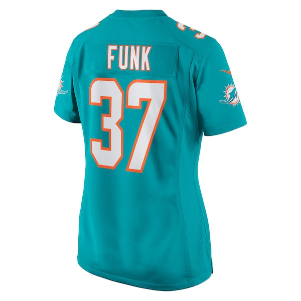 Jake Funk Miami Dolphins Nike Women's  Game Jersey -  Aqua
