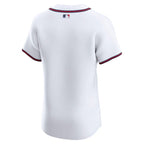 Atlanta Braves Nike Home Elite Jersey - White/Red/Navy