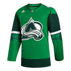 Colorado Avalanche adidas 2023 St. Patrick's Day Primegreen Authentic Jersey - Kelly Green
