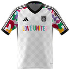 Austin FC adidas Youth 2024 Pride Pre-Match Top - White