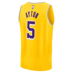 Deandre Ayton Los Angeles Lakers  Youth Fast Break Replica Player Jersey - Icon Edition - Gold