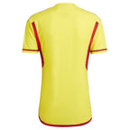 Colombia National Team adidas 2022/23 Home Authentic Blank Jersey - Yellow