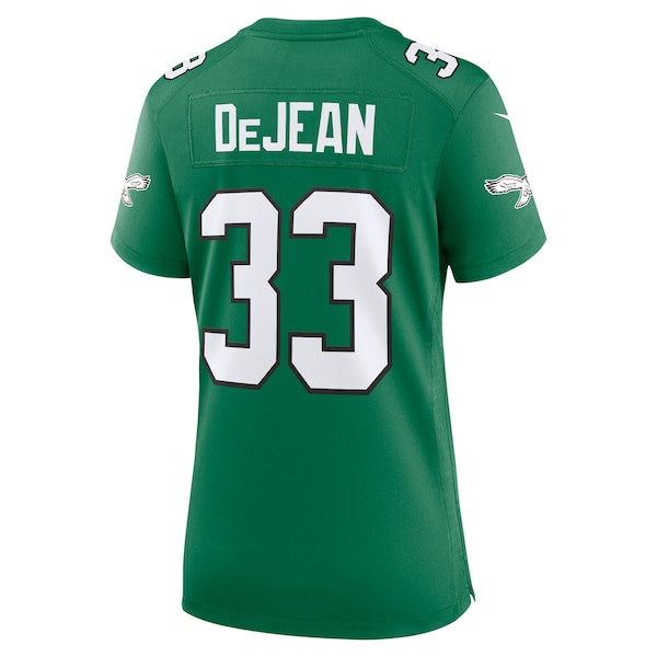 Cooper DeJean Philadelphia Eagles Nike Women's Alternate Game Jersey -  Kelly Green/Green