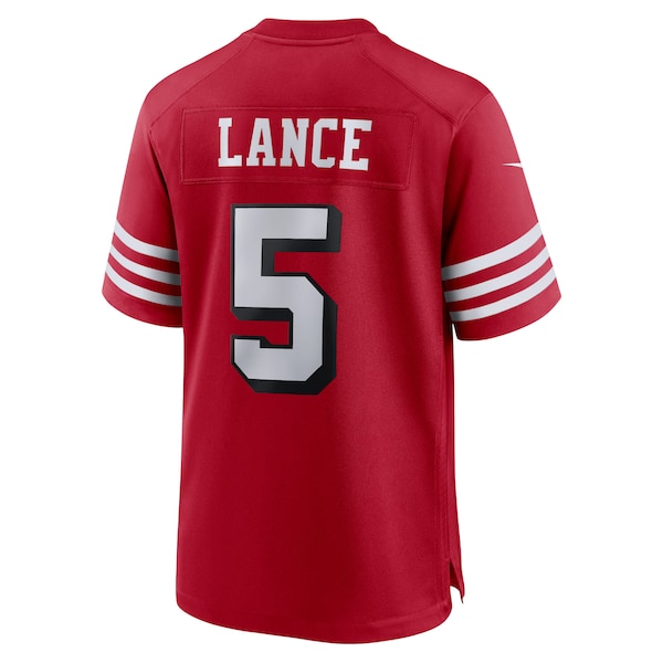 Trey Lance San Francisco 49ers Nike Alternate Game Jersey - Scarlet/Scarlet