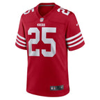 Elijah Mitchell San Francisco 49ers Nike Team Player Game Jersey - Scarlet/White