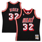 Harold Miner Miami Heat  1992/93 Hardwood Classics Swingman Throwback Jersey - Black