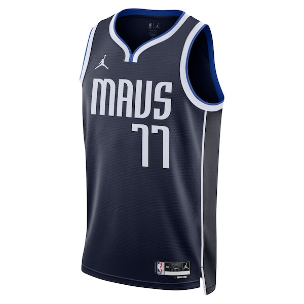 Luka Dončić Dallas Mavericks Jordan Brand Unisex Swingman Jersey - Statement Edition - Navy