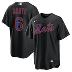 Starling Marte New York Mets Nike Alternate Replica Jersey - Black