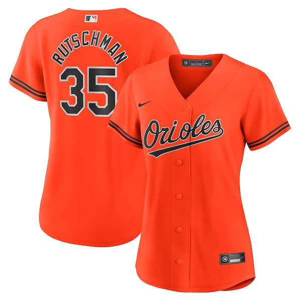 Adley Rutschman Baltimore Orioles Nike Women's Alternate Replica Player Jersey - Orange/White