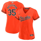 Adley Rutschman Baltimore Orioles Nike Women's Alternate Replica Player Jersey - Orange/White