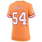 Lavonte David  Tampa Bay Buccaneers Nike Women's 50th Season Game Jersey - Creamsicle/Red/White