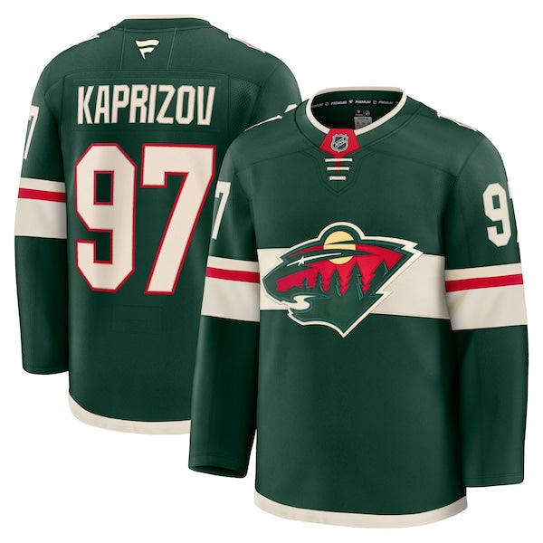 Kirill Kaprizov Minnesota Wild  Home Premium Jersey - Green/White