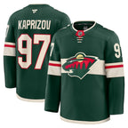 Kirill Kaprizov Minnesota Wild  Home Premium Jersey - Green/White