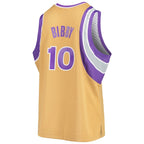 Mike Bibby Sacramento Kings 2005/06 Hardwood Classics Swingman Jersey - Gold