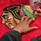 Chicago Blackhawks  Home Authentic Pro Custom Jersey - Red