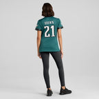 Sydney Brown Philadelphia Eagles Nike Women's Team Game Jersey - Midnight Green