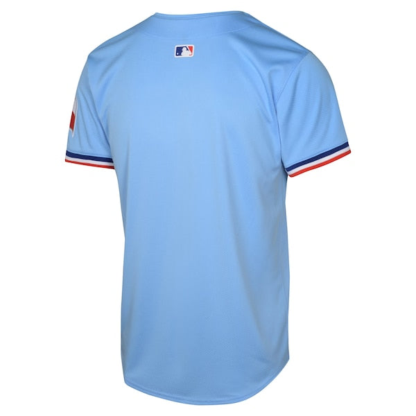 Texas Rangers Nike Youth Alternate Limited Jersey - Light Blue
