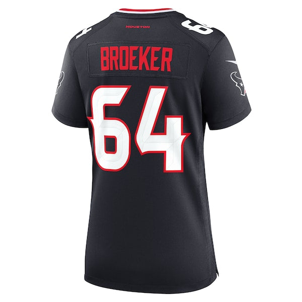 Nick Broeker Houston Texans Nike Women's Team Game Jersey -  Navy