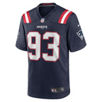 Oshane Ximines New England Patriots Nike  Game Jersey -  Navy