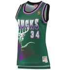 Ray Allen Milwaukee Bucks Women's 1996/97 Hardwood Classics Swingman Jersey - Green
