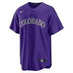 Nolan Jones Colorado Rockies Nike Alternate Replica Jersey - Purple/White