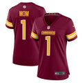Number 1 Mom Washington Commanders Nike Women's Game Jersey - Burgundy