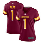 Number 1 Mom Washington Commanders Nike Women's Game Jersey - Burgundy
