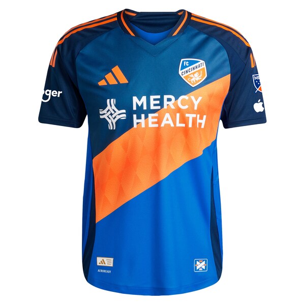 Luca Orellano FC Cincinnati adidas 2025 Orange and Blue Legacy Kit Authentic Player Jersey - Blue