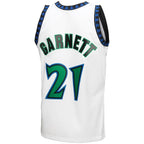Kevin Garnett Minnesota Timberwolves  1997-98 Hardwood Classics Reload 3.0 Swingman Jersey - White