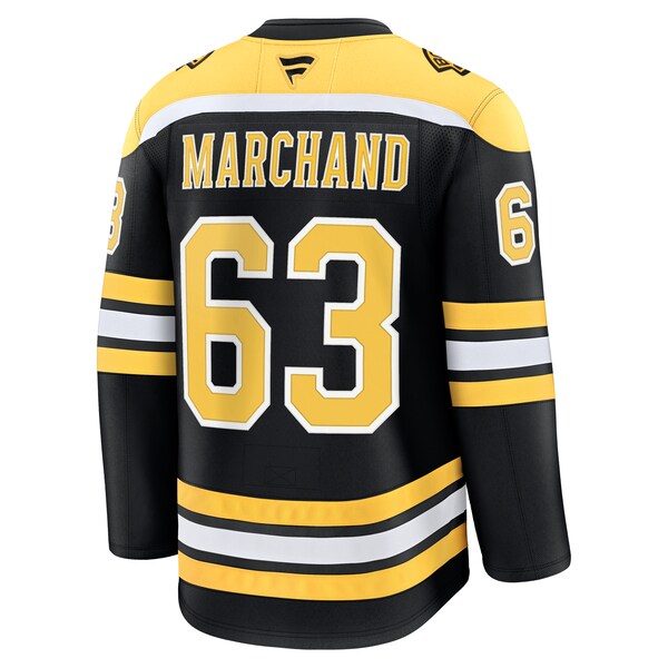 Brad Marchand Boston Bruins  Home Premium Jersey - Black/White