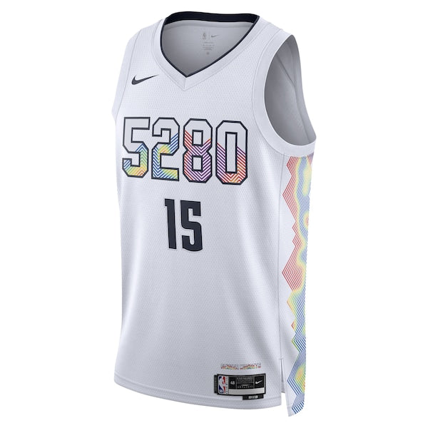 Nikola Jokic Denver Nuggets Nike Unisex 2024/25 Swingman Player Jersey - City Edition - White