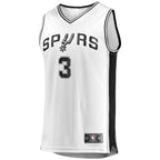 Keldon Johnson San Antonio Spurs  Youth Fast Break Association Jersey - White