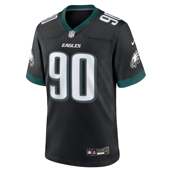 Jordan Davis Philadelphia Eagles Nike Alternate Game Jersey - Black/Green